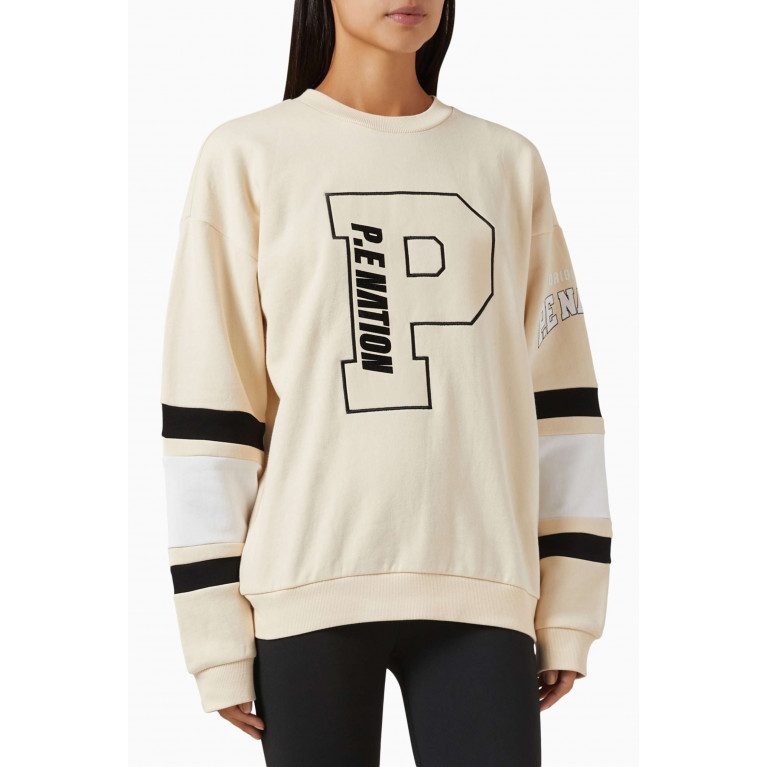 P.E. Nation - Gymnasium Sweatshirt in Organic-cotton
