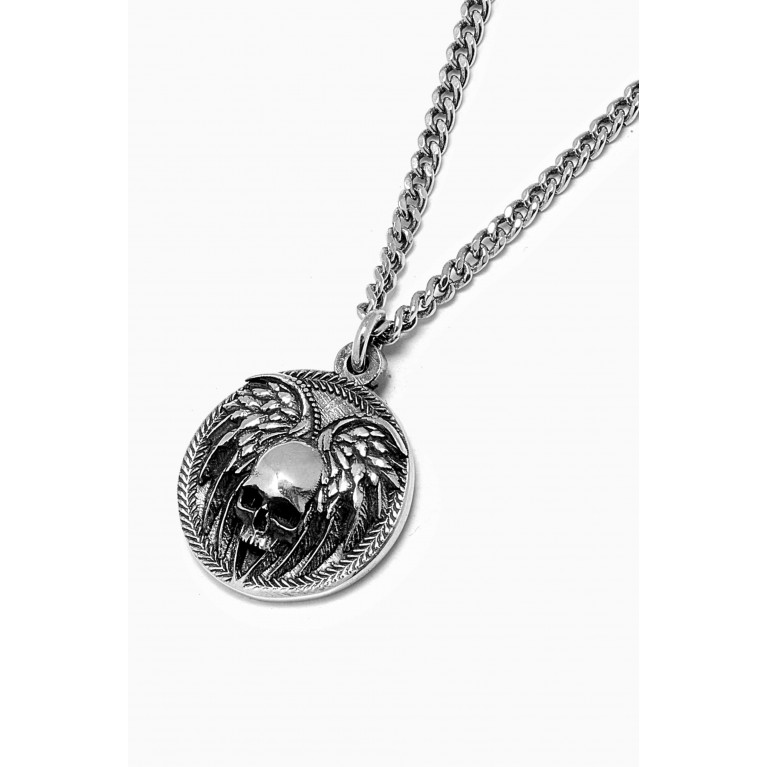 Emanuele Bicocchi - Small Coin Necklace in Sterling Silver