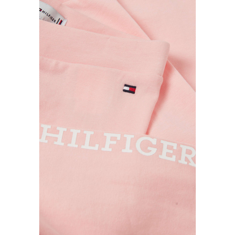 Tommy Hilfiger - Logo-detail Leggings in Cotton Pink