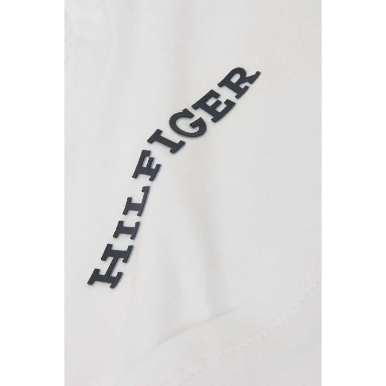 Tommy Hilfiger - Logo-detail T-shirt in Cotton White