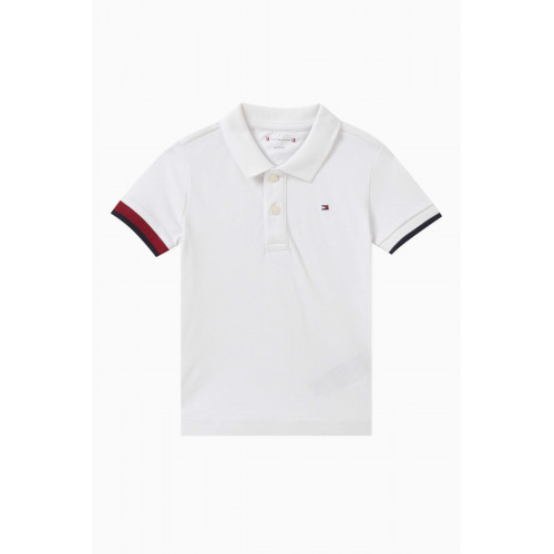 Tommy Hilfiger - Logo-embroidered Polo Shirt in Cotton