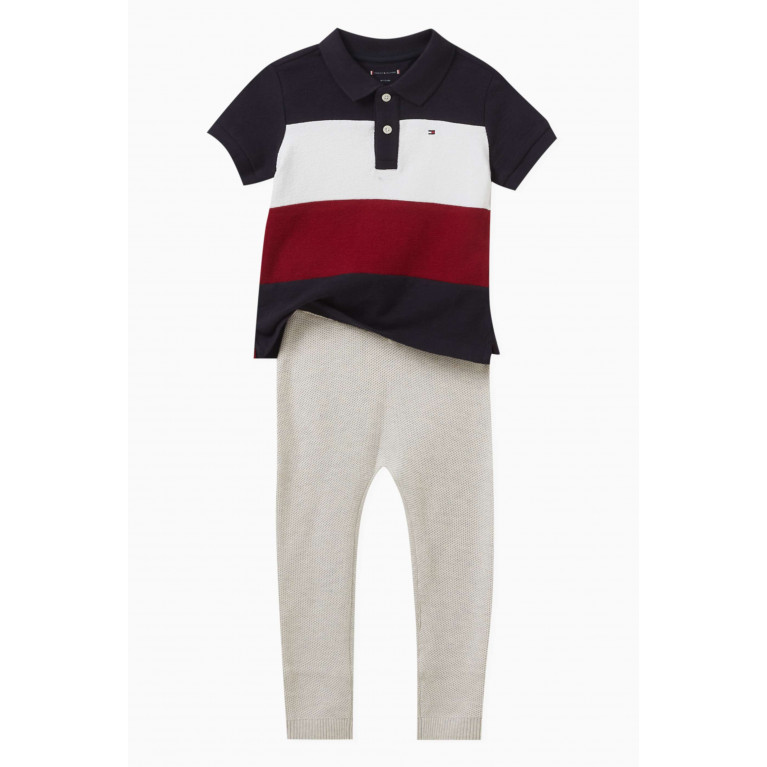 Tommy Hilfiger - Colour-block Polo Shirt in Cotton