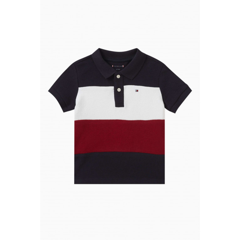 Tommy Hilfiger - Colour-block Polo Shirt in Cotton