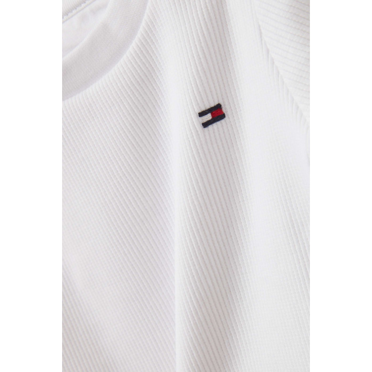 Tommy Hilfiger - Logo-detail Bodysuit in Cotton White