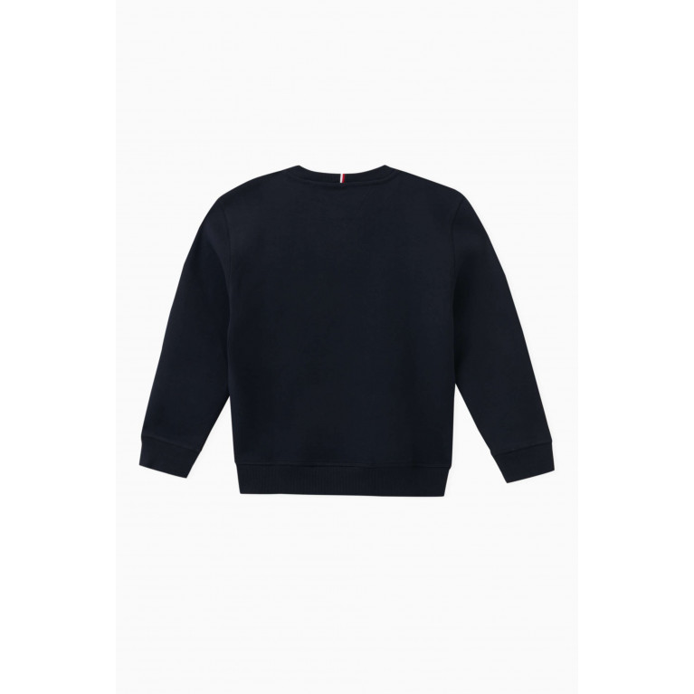 Tommy Hilfiger - Logo-embroidered Sweatshirt in Cotton