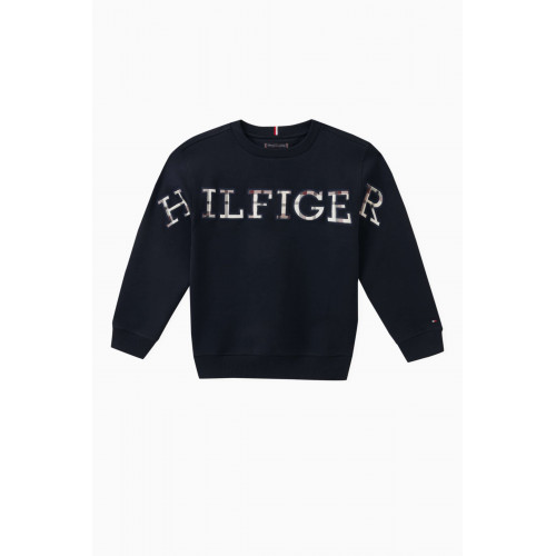 Tommy Hilfiger - Logo-embroidered Sweatshirt in Cotton