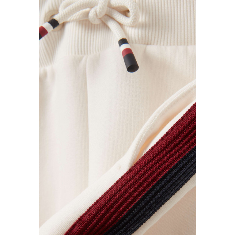 Tommy Hilfiger - Global Stripe Joggers in Cotton Blend Fleece Neutral