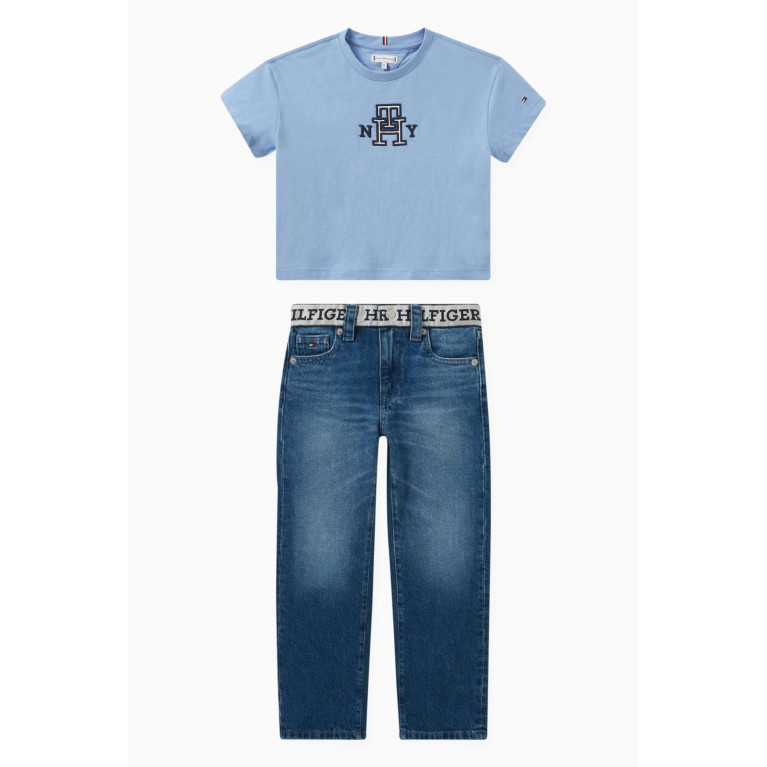 Tommy Hilfiger - Logo-detail Denim Jeans in Cotton