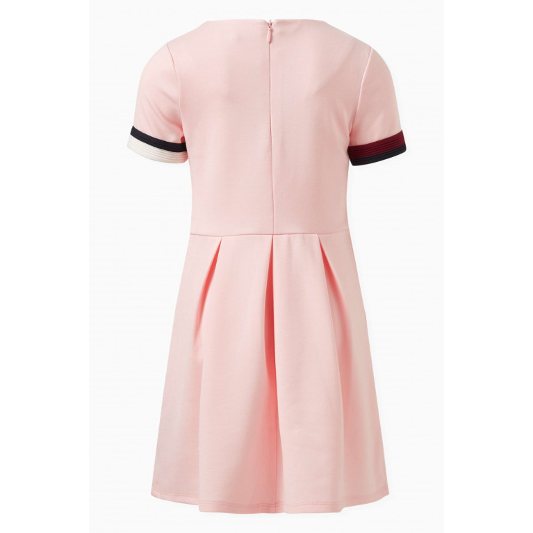 Tommy Hilfiger - Global Stripe Pleated Dress Pink