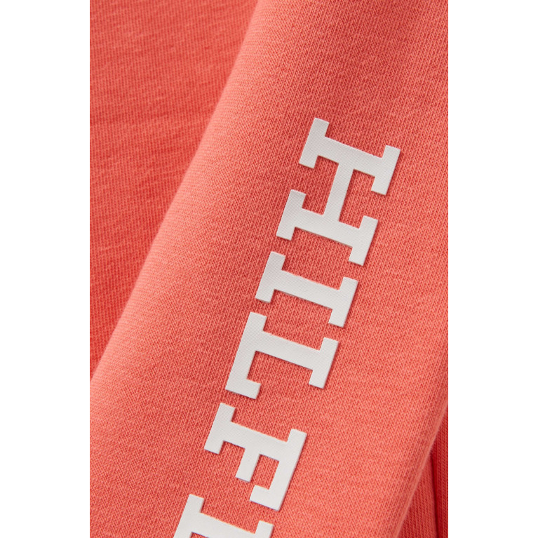 Tommy Hilfiger - Logo Monotype Leggings in Cotton Blend Orange