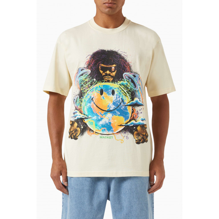 Market - Smiley® Funkadelic P Funk Smiley® T-shirt in Cotton-jersey Neutral