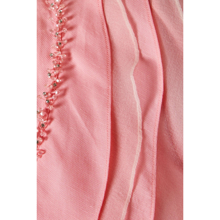 Gizia - Bead-embellished Belted Dress