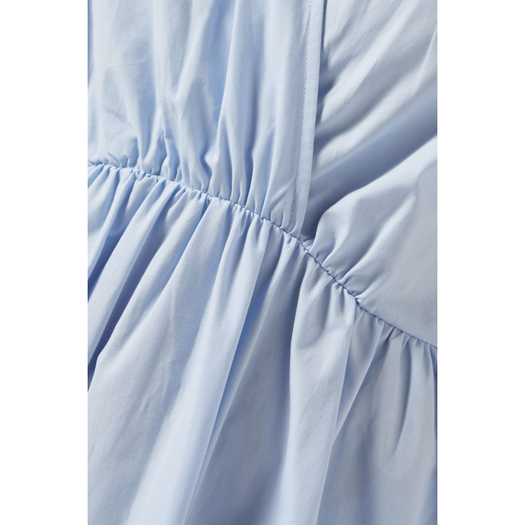 Gizia - Puff-sleeve Bow Dress