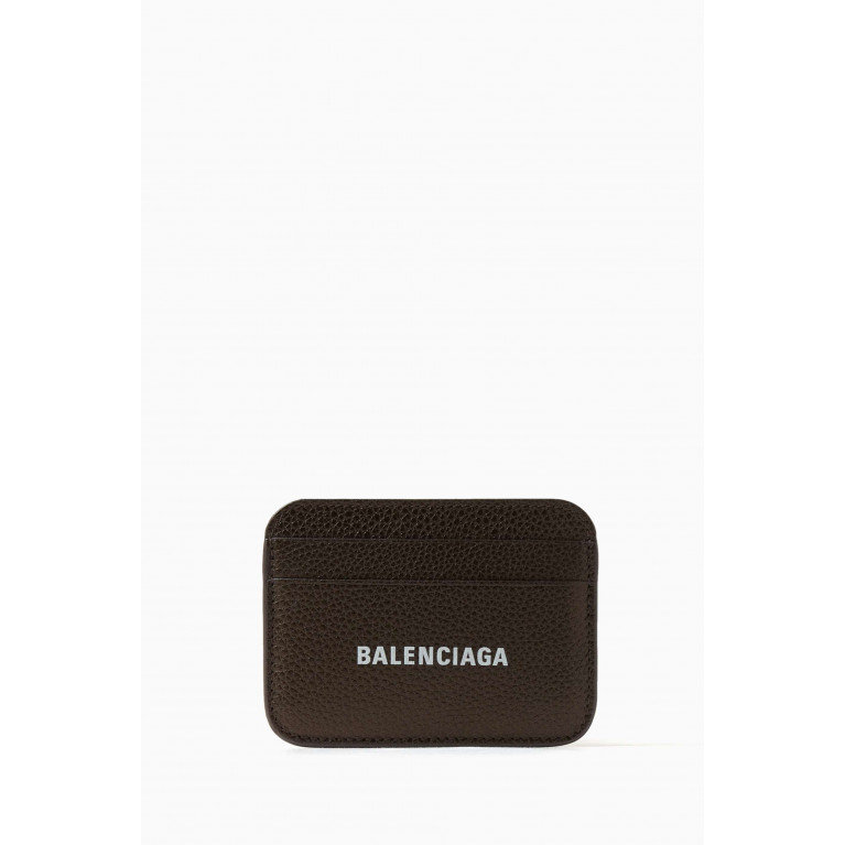 Balenciaga - Cash Card Holder in Metallized Grained Calfskin