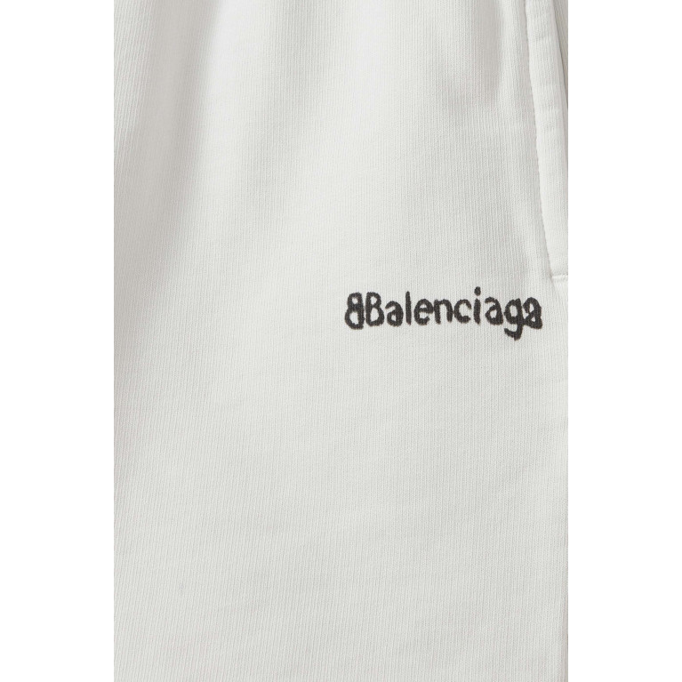 Balenciaga - Hand Drawn Logo Shorts in Cotton