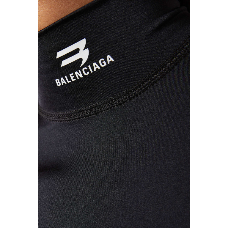 Balenciaga - Sporty B High-neck Athletic Top in Energy Accumulator® Fabric
