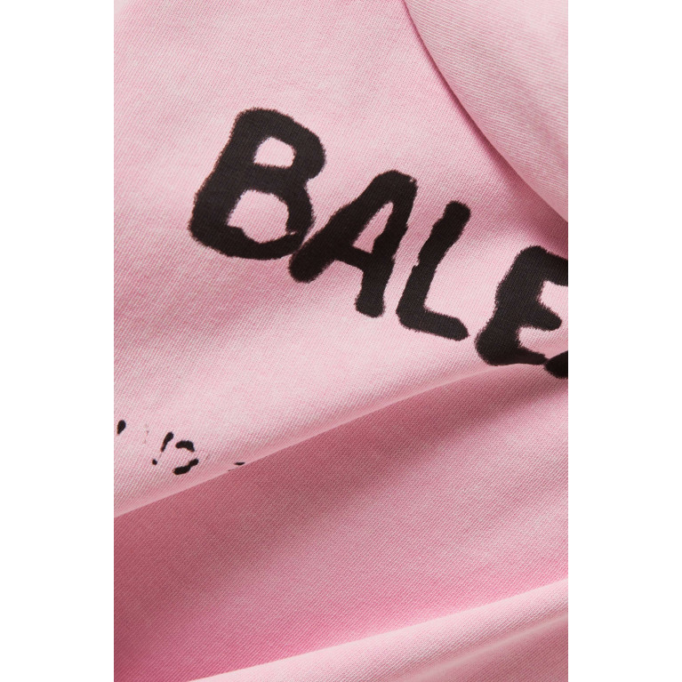 Balenciaga - Hand Drawn Logo Medium-fit Hoodie in Cotton-fleece
