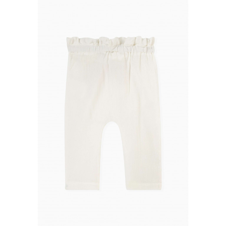 NASS - Bow-applique Pants in Cotton