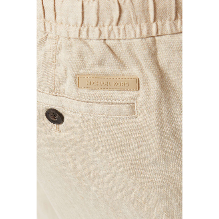 MICHAEL KORS - Pintuck Shorts in Linen