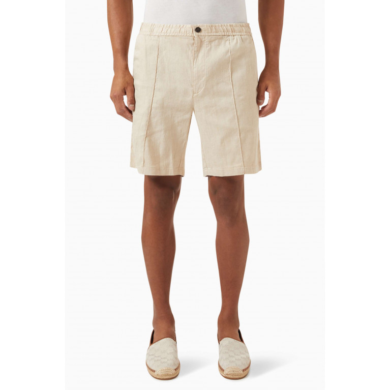 MICHAEL KORS - Pintuck Shorts in Linen