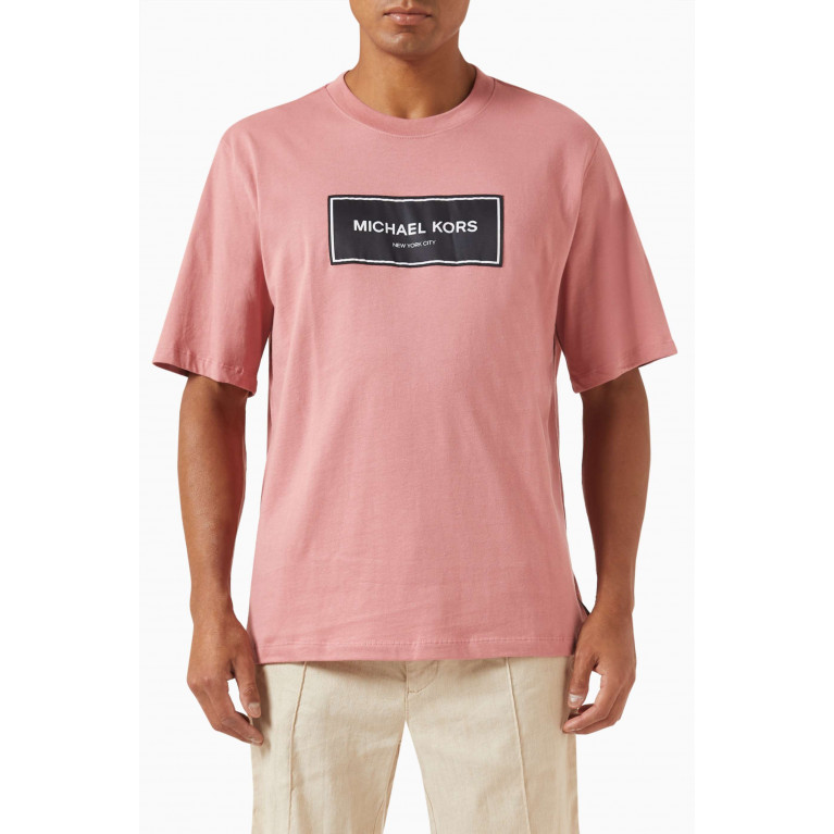 MICHAEL KORS - Oversized Logo T-shirt in Cotton Jersey