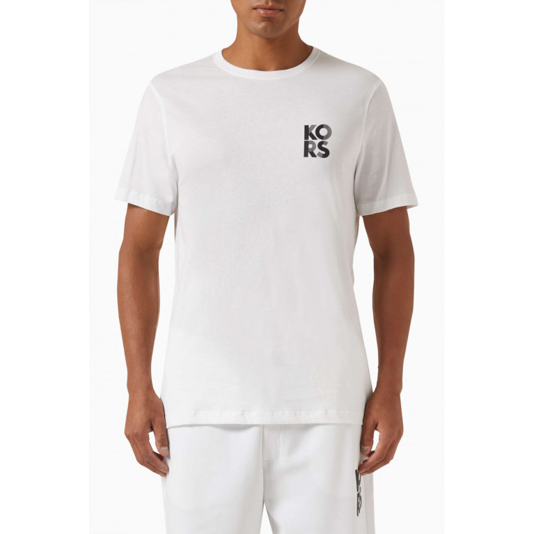 MICHAEL KORS - Logo T-shirt in Cotton Jersey