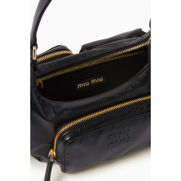 Miu Miu - Multiple Pocket Shoulder Bag in Nappa