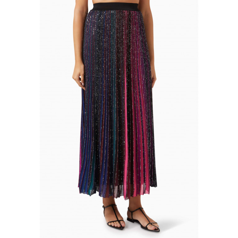 Missoni - Pleated Maxi Skirt in Knit