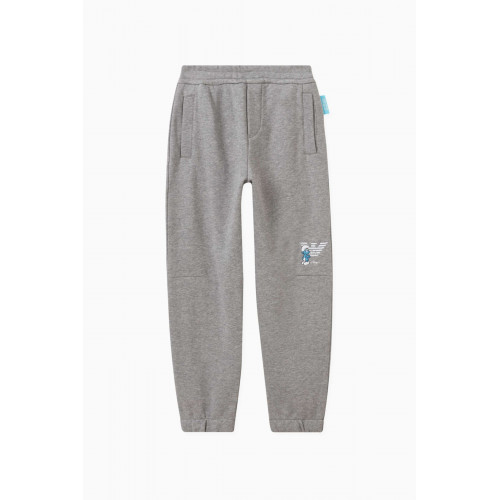 Emporio Armani - x Smurf Sweatpants in Cotton Grey