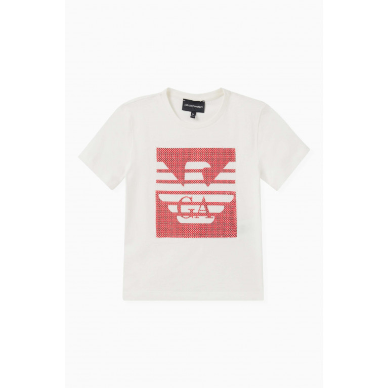 Emporio Armani - Logo-print T-shirt in Cotton