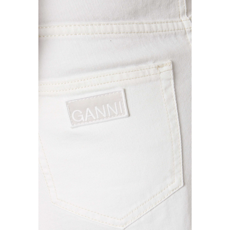 Ganni - Double Fly Maxi Skirt in Organic Denim