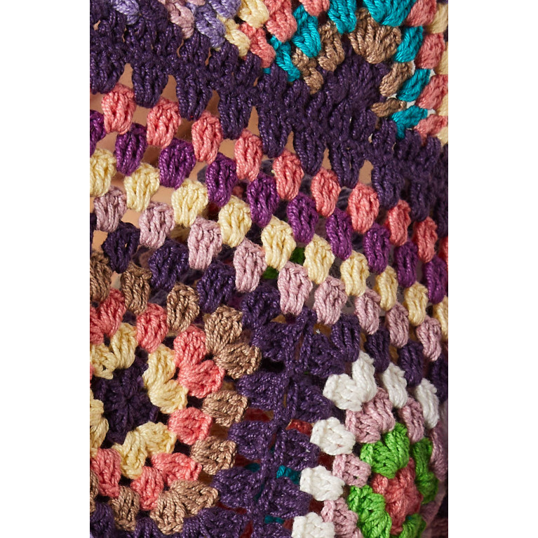 Alix Pinho - Quadricor Cropped Top in Crochet Cotton