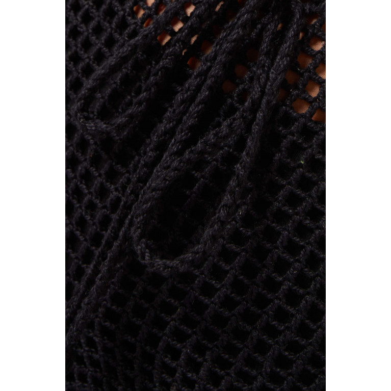 Alix Pinho - Guaruja Shorts in Crochet-knit