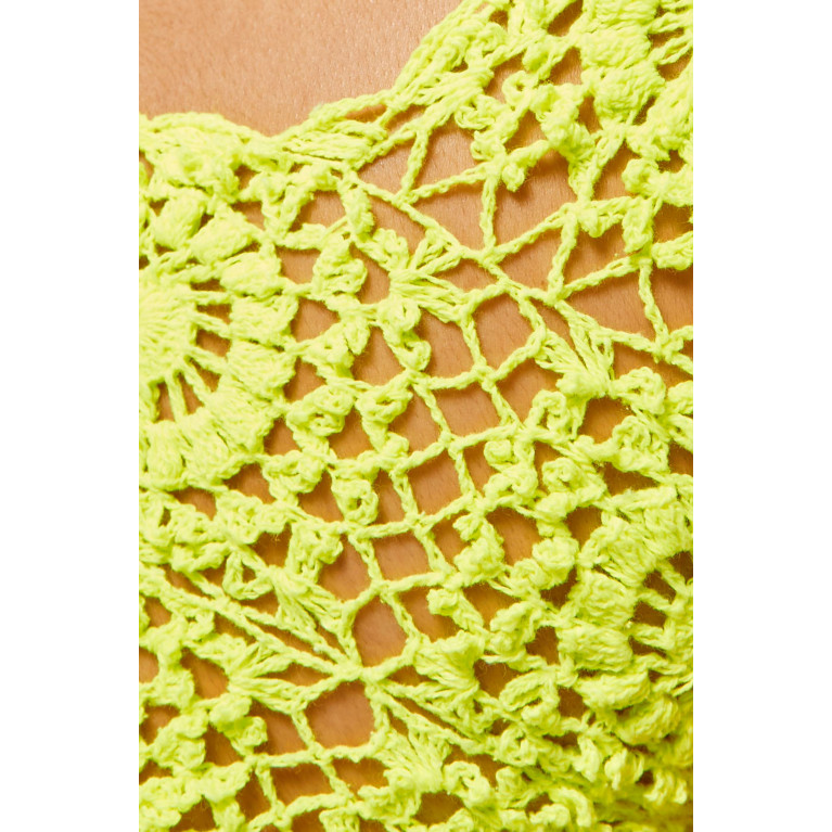 Alix Pinho - Maya Cropped Top in Crochet Cotton