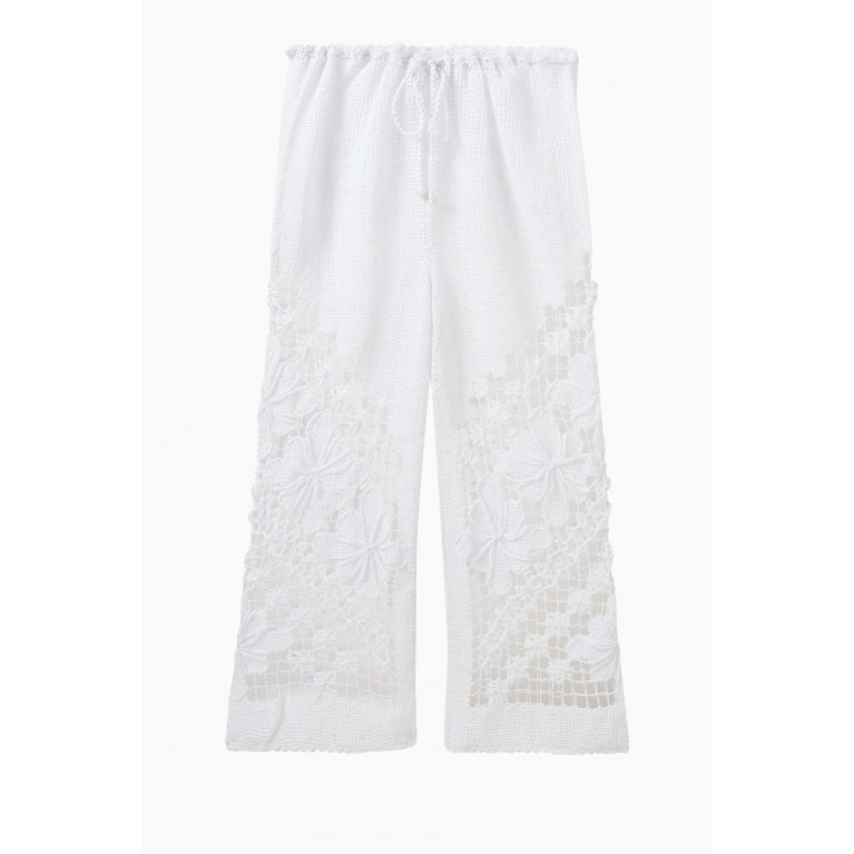 Alix Pinho - Calca Torem Pants in Crochet Cotton
