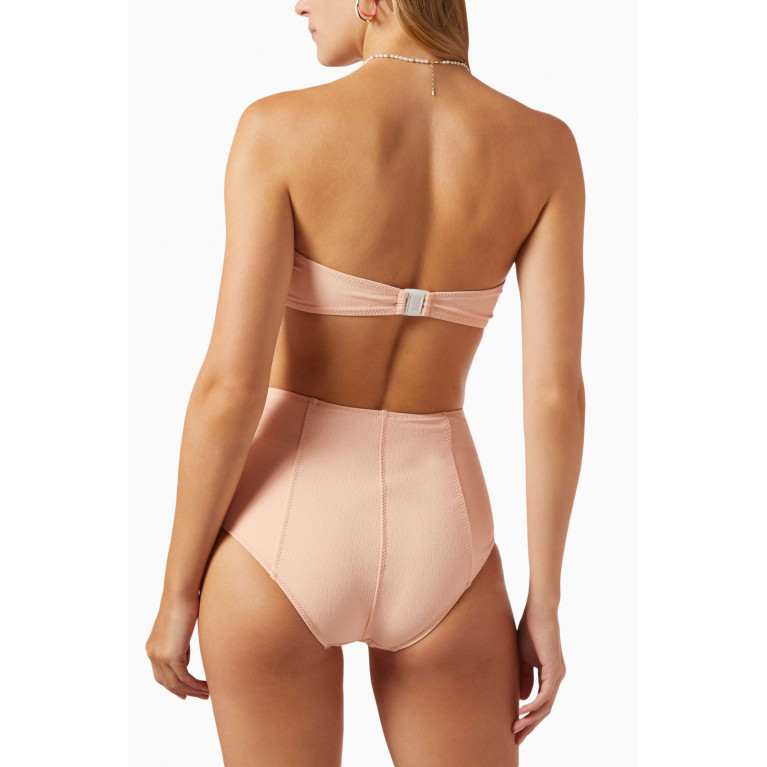 Lisa Marie Fernandez - Poppy High-waist Bikini Set in Stretch-crepe