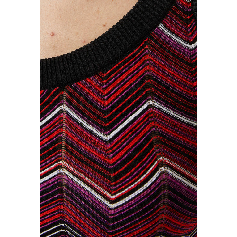Missoni - Sequin Zigzag Tank Top in Viscose-knit