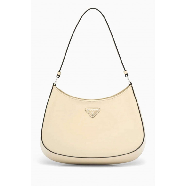 Prada - Medium Cleo Shoulder Bag in Brushed Leather