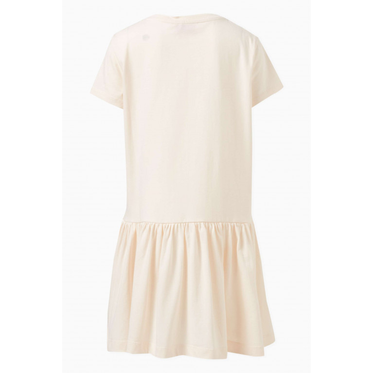 Emilio Pucci - Logo-print T-shirt Dress in Cotton Neutral