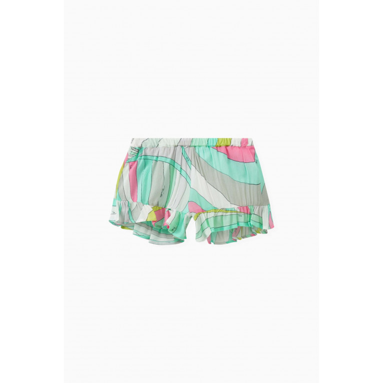 Emilio Pucci - Abstract Pattern Shorts in Viscose
