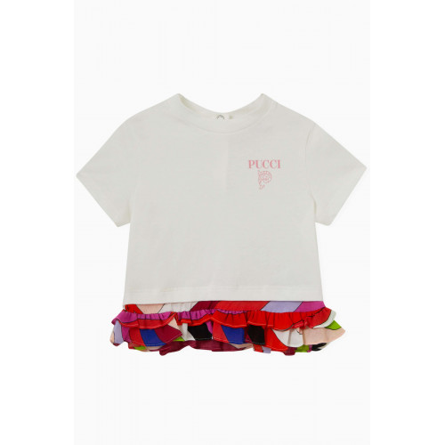 Emilio Pucci - Logo Print T-shirt in Cotton