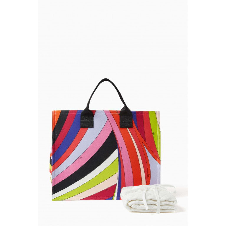 Emilio Pucci - Iride Diaper Bag in Cotton Canvas