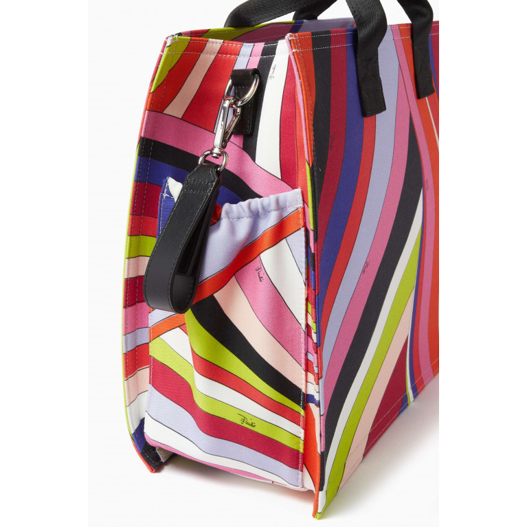Emilio Pucci - Iride Diaper Bag in Cotton Canvas