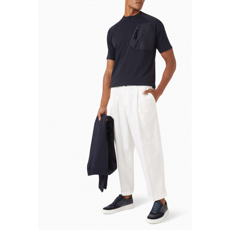 PS Paul Smith - Pocket T-shirt in Stretch Cotton Jersey