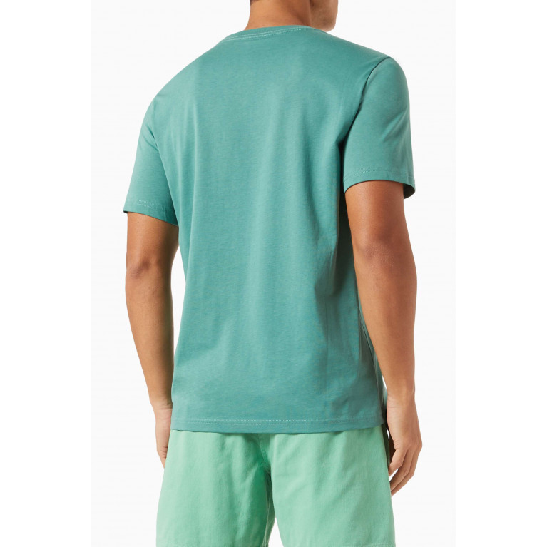 PS Paul Smith - Logo T-shirt in Organic Cotton Jersey Green
