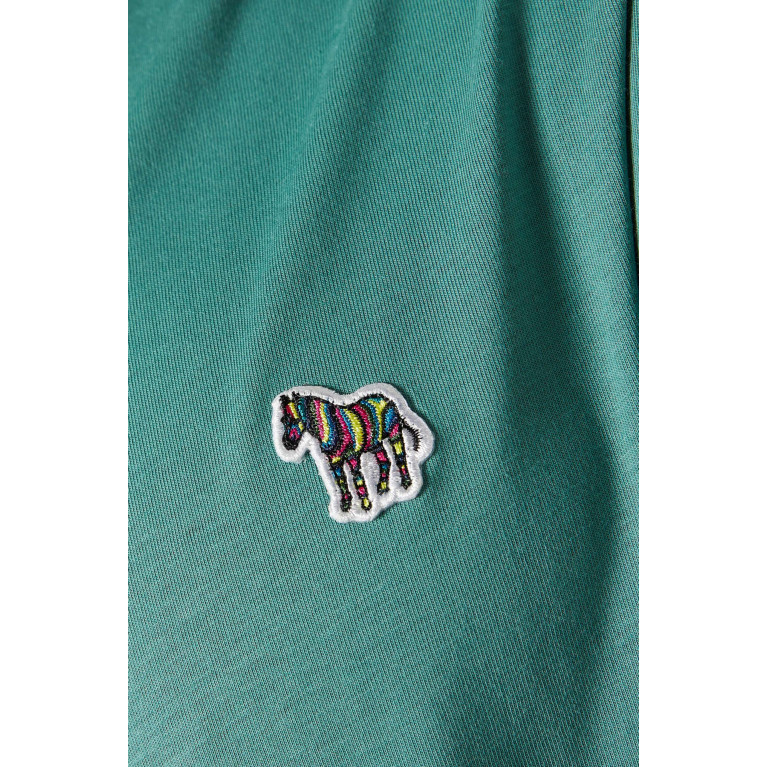 PS Paul Smith - Logo T-shirt in Organic Cotton Jersey Green