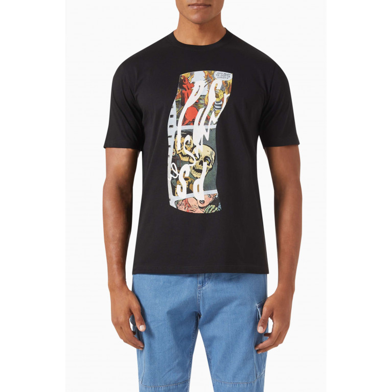 PS Paul Smith - Graphic Logo-print T-shirt in Organic Cotton-jersey