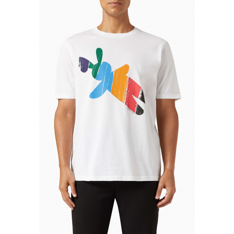 PS Paul Smith - Logo T-shirt in Organic Cotton Jersey