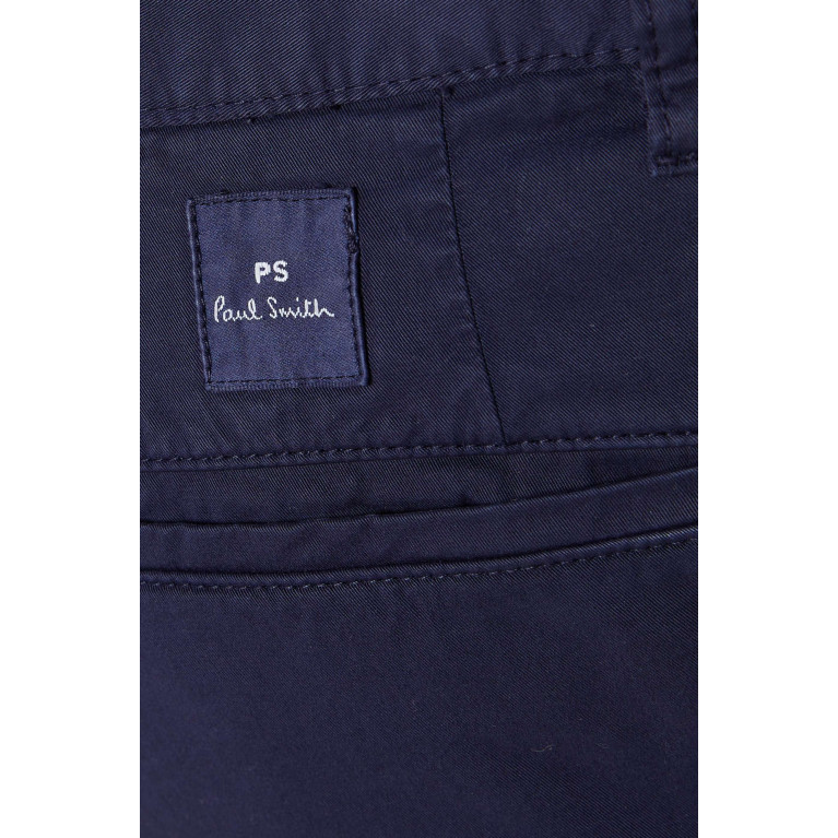 PS Paul Smith - Slim Fit Chinos in Organic Cotton Blue
