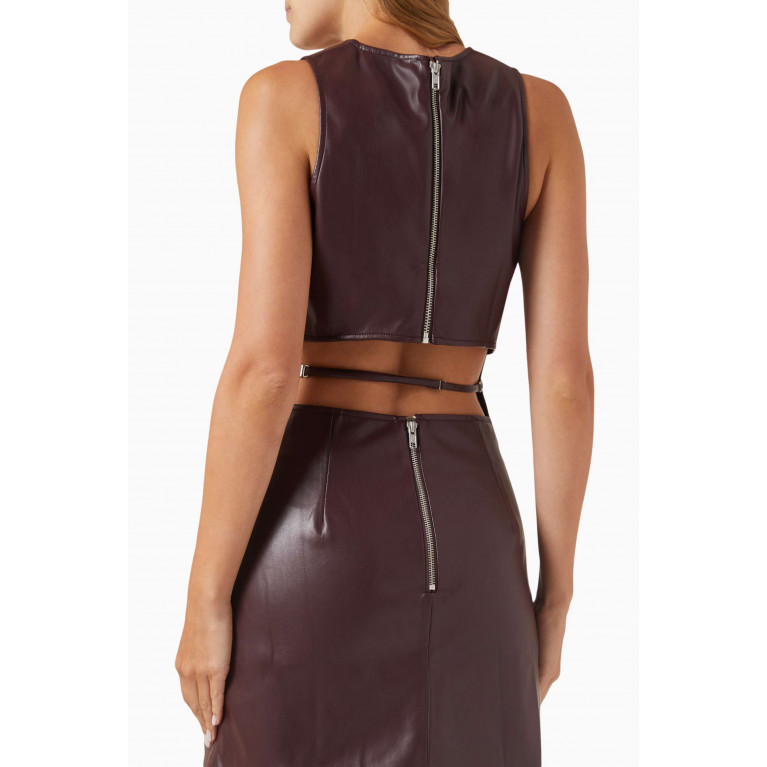 Mossman - The Habitual Top in Faux Leather